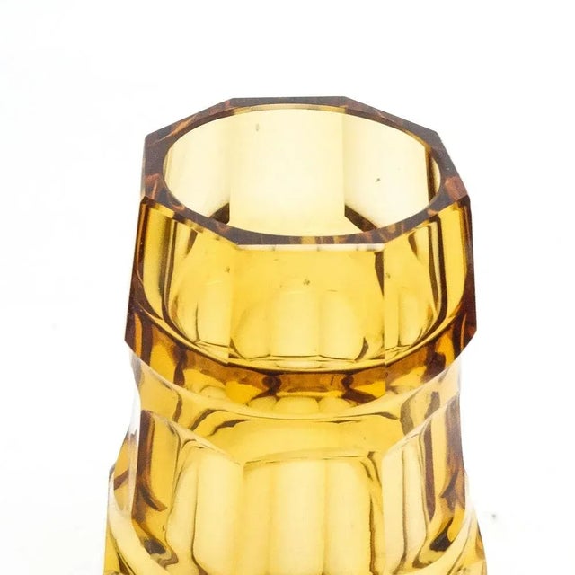 Art Deco Vase from Moser, Former Czechoslovakia, 1930s For Sale - Image 4 of 6