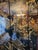 Paint Coromandel Asian Lacquer 8 Panel Divider For Sale - Image 7 of 11