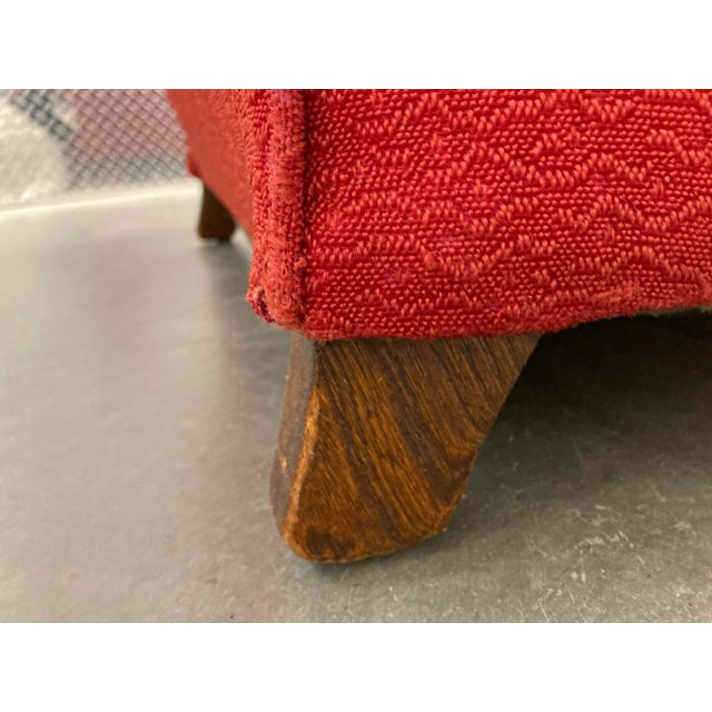 Early 20th Century American Art Deco Club Chair With Hairy Lions Paw Feet for Reupholstery For Sale - Image 5 of 13