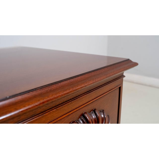 Wood Kindel Winterthur Mahogany Block Front Drawer Chest For Sale - Image 7 of 18