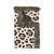 This leopard print woven throw blanket features oversized black and warm camel tan spots on cream, finished with...