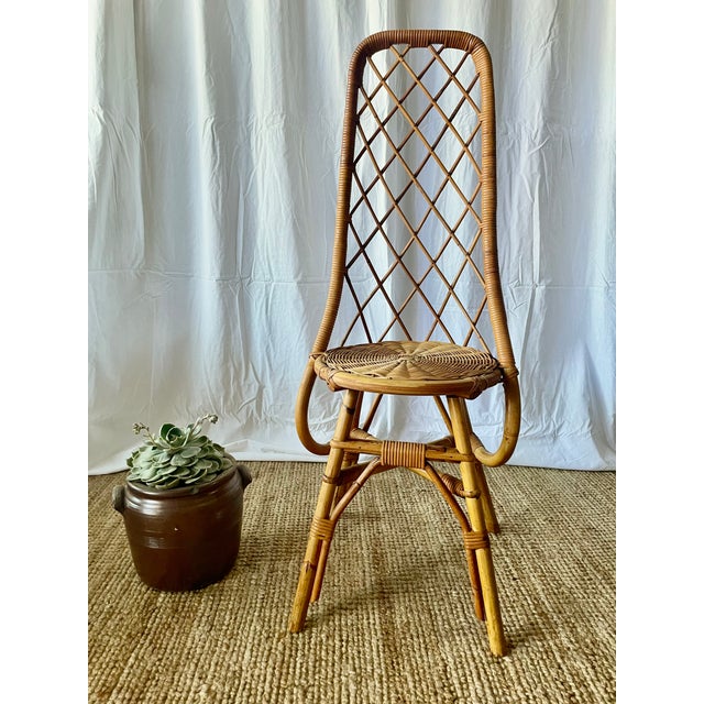 Vintage Rattan Chair, 1960s For Sale - Image 12 of 12