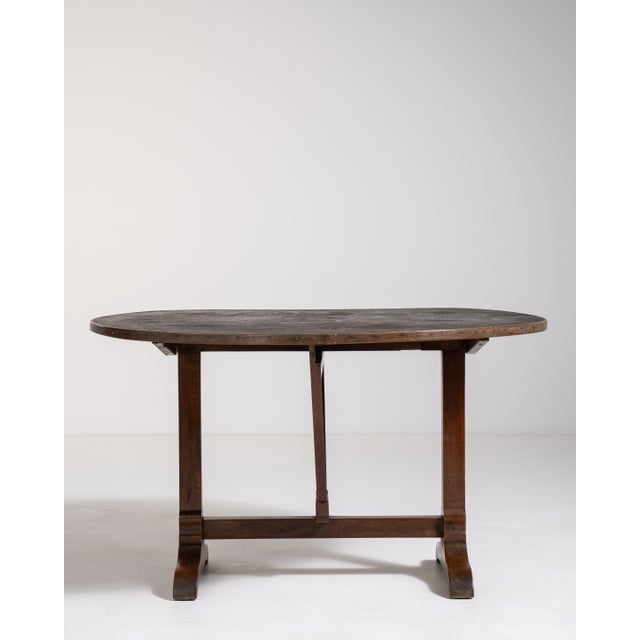 Wood French Wine Tasting Table, Antique, France, Circa 1900 For Sale - Image 7 of 18