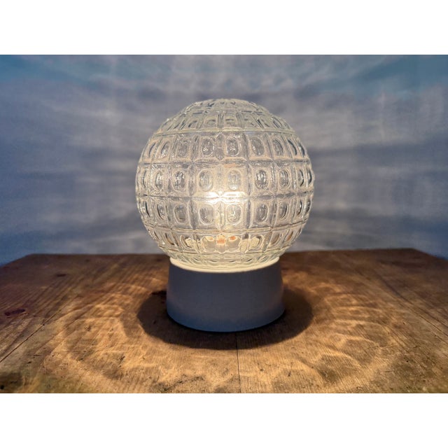 Vintage White Porcelain Ceiling Light, 1970s For Sale - Image 12 of 13