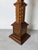 1960s Vintage American Turned Wood Pedestal Stand For Sale - Image 5 of 12