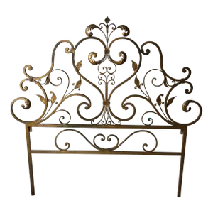 Vintage Italian Metal Headboard- Single