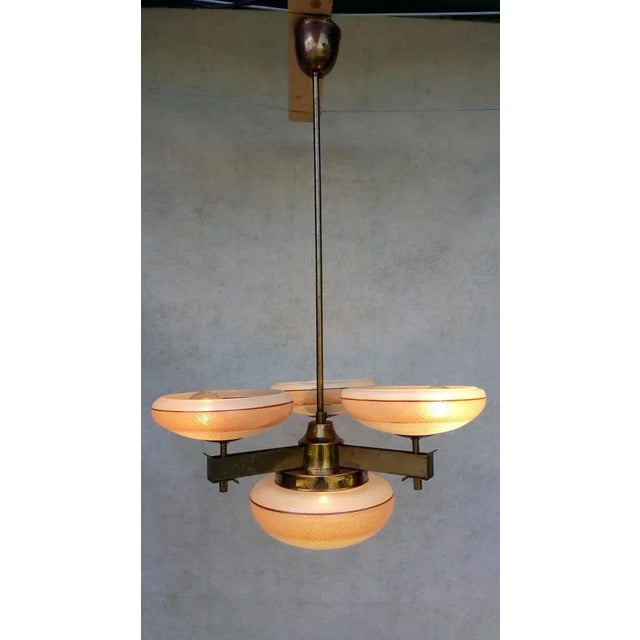 Vintage Model 6448 Chandelier from Zukov For Sale - Image 4 of 18