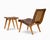 Knoll Vintage Mid Century "Model 654" Leather Chair and Ottoman by Jens Risom For Sale - Image 4 of 14