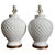 Wood Vintage Ralph Lauren White Pineapple Table Lamps With Wood Base - a Pair For Sale - Image 7 of 7