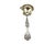 Art Nouveau Antique Baker Manchester Daffodils Sterling Silver Sauce Ladle For Sale - Image 3 of 10