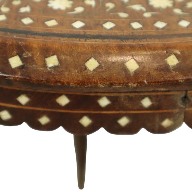 Anglo-Indian Taj Mahal Side Table in Teak, 1950s For Sale - Image 14 of 18