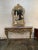 Elegant 19th century French Louis XV carved and giltwod console. Featuring very fine carvings and gold gilt along with a...