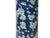 Ceramic Vintage Chinese Blue White Blossom Wide Mouth Column Porcelain Vase For Sale - Image 7 of 9