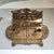 Metal Antique Italian Neo-Baroque Style Letter and Writing Accessory Stand: A Double Pen Holder and a Paper Tray For Sale - Image 7 of 14