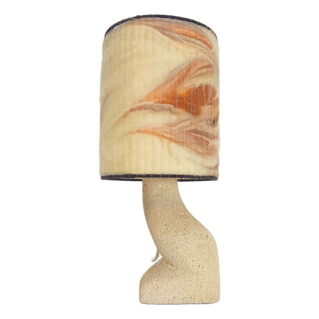 Brutalist Natural Stone Art Table Lamp, 1970s For Sale - Image 17 of 17