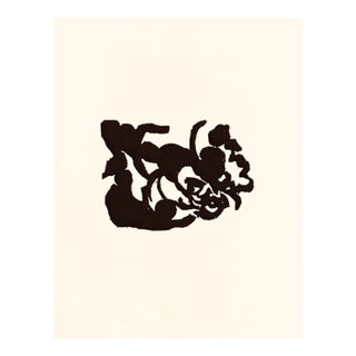 Jean Arp Woodcut Untitled C2 Published 1982 For Sale