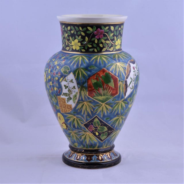 Antique Hungarian Aesthetic Movement Faience Vase from Fischer J., Budapest, 19th Century For Sale - Image 3 of 10