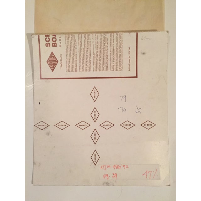 Illustration Original Illustration Scratch Board Boy & His Gear For Sale - Image 3 of 4