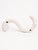 Large Sculptural Organic Modern White Ceramic Double Taper Candle Holder For Sale - Image 4 of 4