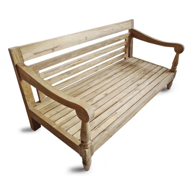 Teak Outdoor Daybed Bench Chairish