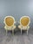 20th Century Louis XVI Medallion Armchairs with Ottoman, Set of 3 For Sale - Image 11 of 13