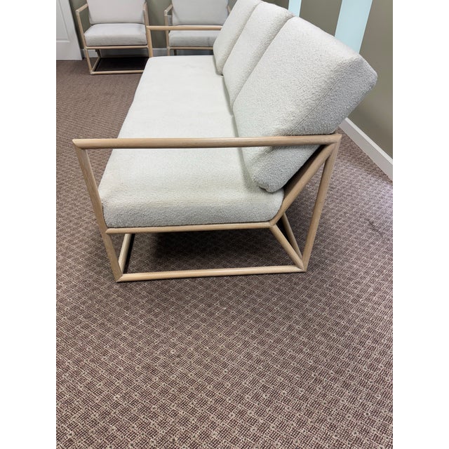 Baker Furniture Company Barbara Barry for McGuire Furniture Frame Sofa For Sale - Image 4 of 8