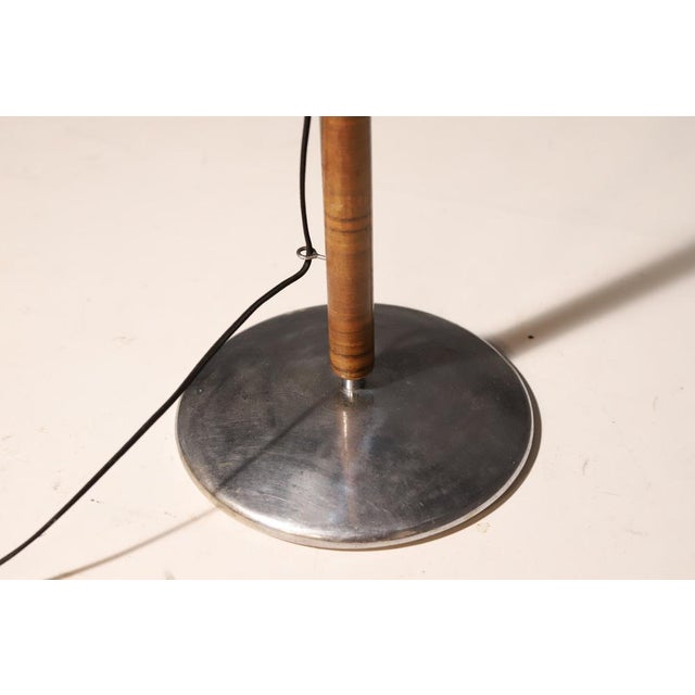 Wood Functionalist Floor Lamp by Jindrich Halabala, 1930 For Sale - Image 7 of 8