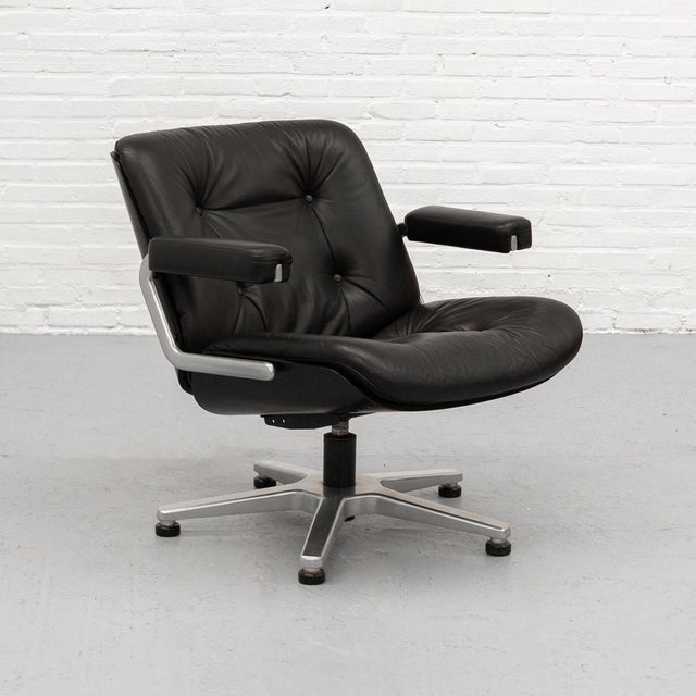 Swivel Lounge Chair by Karl Dittert for Stoll Giroflex, 1970s For Sale - Image 13 of 13