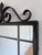 Art Deco Black Wrought Iron Wall Mirror, Belgium, 1930s For Sale - Image 4 of 10