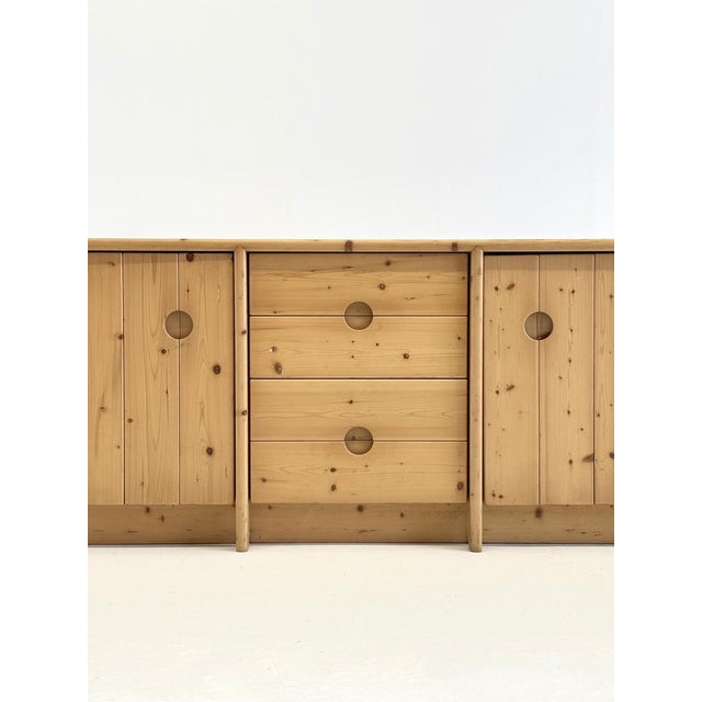Pine Sideboard by Charlotte Perriand for Les Arcs, 1970s For Sale - Image 10 of 11