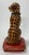 Antique Handmade Ceramic Spotted Cat Figure For Sale - Image 4 of 10