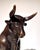 Modern Brown Patinated Bronze Sculpture of Bull For Sale - Image 3 of 14