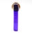 Mid Century style European made passage door lever set made of a blue Lucite lever with polished brass rosettes and shank....