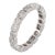 Vintage Diamond Platinum Eternity Band, Size 5.5 For Sale