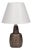 Einar Johansen, Table Lamp, Brown Stoneware, Denmark, 1960s For Sale