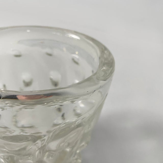 1950s Mid-Century Modern Italian Vase in Glass, 1950s For Sale - Image 5 of 8