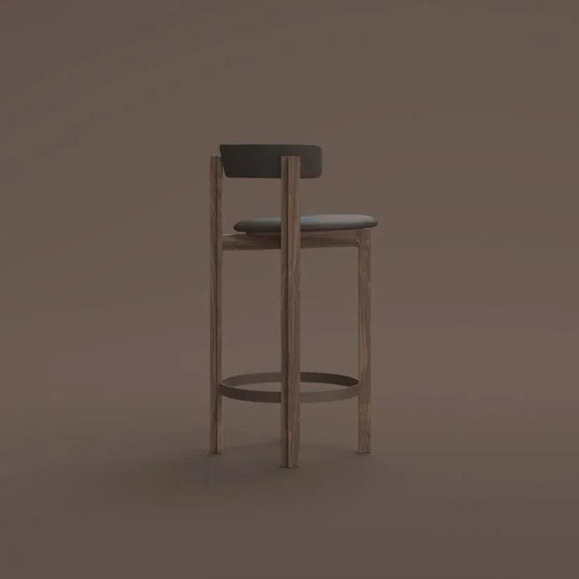 Walnut Principal Bar Chair by Bodil Kjaer for Karakter For Sale - Image 6 of 12