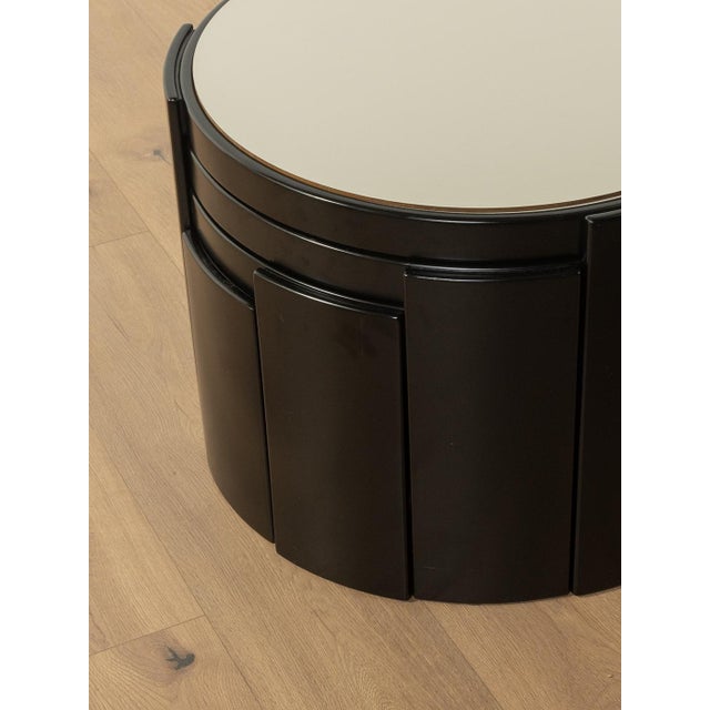 Wood Model 783 Nesting Tables by Gianfranco Frattini for Cassina, 1960s, Set of 4 For Sale - Image 7 of 9