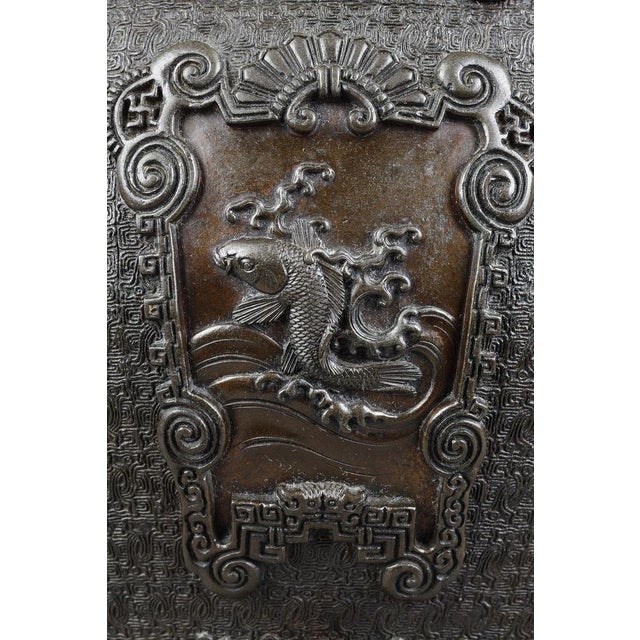 Metal Large Perfume Burner or Koro by Oshima Joun, 1870s For Sale - Image 7 of 18