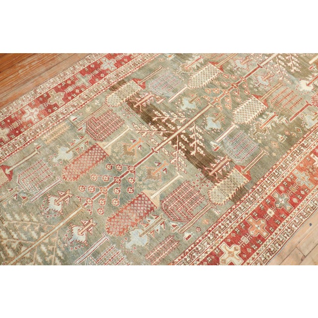 Early 20th Century Kurd Bakhtiari Rug rug no.j2475 For Sale - Image 4 of 9