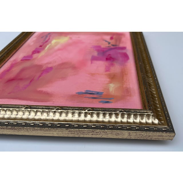 2020s Abstract Painting Pink #1 by California Artist For Sale - Image 5 of 11