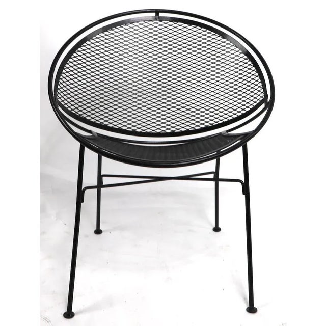 Powder Coated Radar Chair in the Style of Salterini For Sale - Image 10 of 13