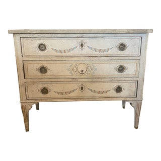 Niermann Week's Swan Three Drawer Commode For Sale