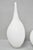 White Decorative Modern White Bulbous Art Glass Vessel Vase by Lazy Susan - 2 Pc Set For Sale - Image 8 of 18