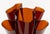 Fontana Arte Amber Art Glass Cartoccio Vase For Sale In New York - Image 6 of 10