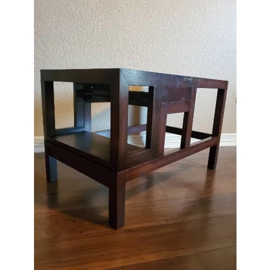 19th Century English George III Mahogany Metamorphic Library Step Ladder Table For Sale - Image 4 of 13