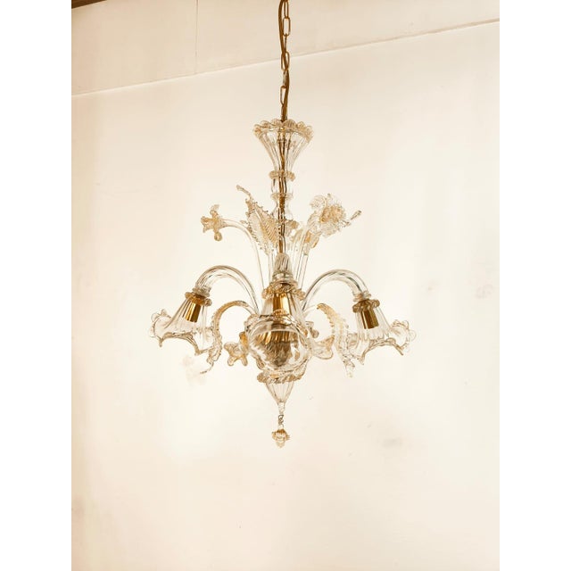 Venetian Murano Glass Chandelier For Sale - Image 18 of 18