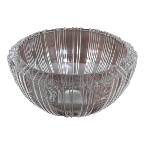 1960s Tiffany & Co Modern Style Cut Crystal Bowl