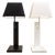 Vintage Table Lamps in Lacquered Metal and Fabric, 2010s, Set of 2 For Sale