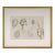 Vintage Art Deco Era Nude Charcoal Portrait Figure Study Drawing by William B Pattengill 1934 For Sale